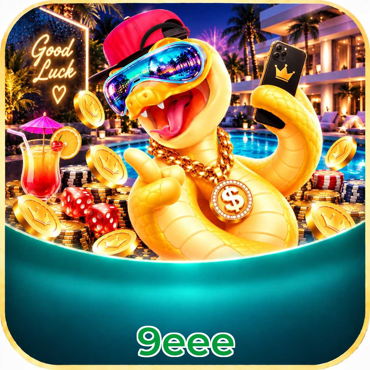 App 9eee com catálogo premium, PIX e suporte 24/7